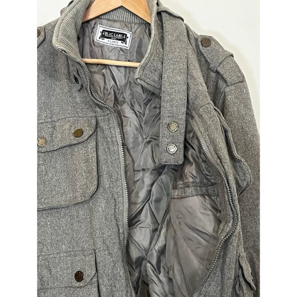 Blac Label Premium Product LXVIII Heavy Jacket Men's XL Wool/Poly Blend Quilted - Picture 9 of 16